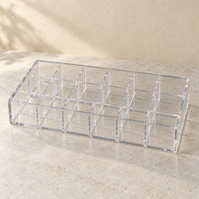 Lipstick Organiser, 18 Slots in clear acrylic, empty