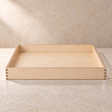Skincare Countertop Tray in wood (birch plywood), empty