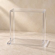 Watch and Bracelet Stand in clear acrylic, empty