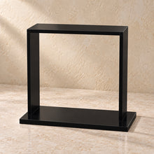 Watch and Bracelet Stand in black acrylic, empty