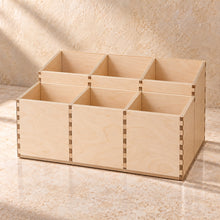 Sugar Sachet and Stirrer Caddy in wood (birch plywood), empty