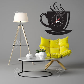 Coffee Cup 3D Wall Clock