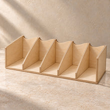 Belt and Accessory Divider, Five Bays in wood (birch plywood), empty