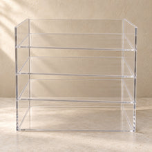 Household Document Sorter in clear acrylic, empty
