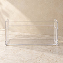 Remote Control Organiser in clear acrylic, empty
