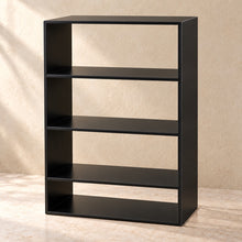 Collectible Display Case with Shelves in black acrylic, empty