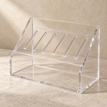 Scissor Holder Organiser in clear acrylic, empty
