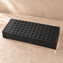 Router Bit and Tool Tray in black acrylic, empty