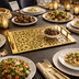 Sultané Royale™ Gold Tray With Metal Handles-SRG01