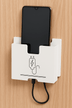Wall Mount Acrylic Mobile Phone charger Holder