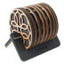 Beautiful Textured Laser Cut Tea Coffee and Glass Coaster / Mat Set of for Kitchen Home and Office - Wooden Coaster