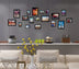 Wooden Photo Frames - 18 pieces