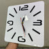 White and Black Shinny Acrylic luxury style wall clock
