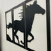 Wooden Wall decor Horse Scenery