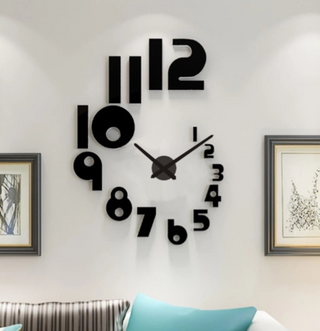 Ascending Numbers DIY Acrylic Wall Clock
