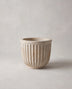 Ribbed Stone Planter