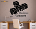 Hardcore Gamer WASD Keyboard Keys Gamer Room Sign (hg02)