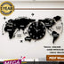 World Map Wall Clock - Wall Clock