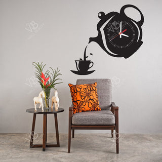 Tea Pot 3D Wall Clock