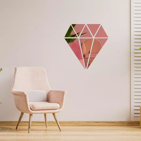 Acrylic Diamond Mirror Wall Stickers