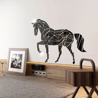 Large Acrylic Horse Mirror Wall Art