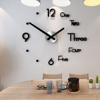 DIY Wall Clock Modern 3D Design