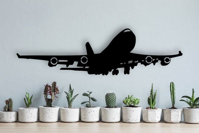 Large Aero Plane 3D Wall Art