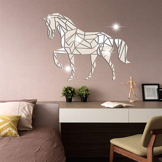 Large Acrylic Horse Mirror Wall Art